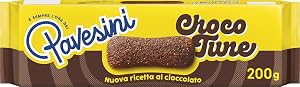 Pavesi Pavesini Biscotto Leggero al Gusto Cacao per Colazione O Gustoso Break 200g