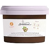 PASTA PISTACCHIO PURO SICILIA 100% AL NATURALE SENZA COLORANTE PER CREME GELATI E VARI UTILIZZI IN PASTICCERIA PRODOTTO BRONT