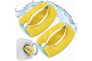 COMBLU Confezione da 2 sacchetti per lavare le scarpe, per lavatrice, riutilizzabili, per tutti i tipi e dimensioni di scarpe