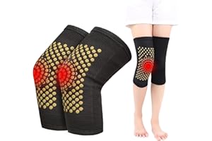 TUKNON Ginocchiere Autoriscaldanti,Ginocchiera Autoriscaldante,Ginocchiera Riscaldata,Ginocchiere Autoriscaldanti in Tormalina,Massaggiatore Gambe,Ginocchio Riscaldato per Alleviare lo Stress