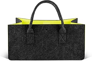 FORMGUT® Filztaschen Shopper, Filztasche Kaminholz, Kaminholztasche, Shopping Bag, Feuerholzkorb Filz in Premium Qualität