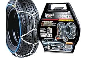 CARALL Schneekette, 9 mm, KNS120, Gruppe 120, zugelassen, für Reifen 235 70 R15 215 70 R16 235 60 R16 225 60 R17 225 55 R17 255 45 R17 245 45 45 5 R18. 255 40 R18