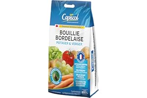 SOLABIOL CAPISCOL Bouillie Bordelaise - 5Kg - 800L De Solution - Fongicide Polyvalent - Traitement Préventif & Traditionnel - Mildiou Tavelure Cloque du Pêcher BB2005