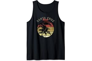 SANTA CRUZ SURF RETRO VINTAGE SHIRTS - DESIGN Santa Cruz CA Kalifornien Surfer 70er 80er Jahre - Retro Tank Top
