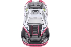 Gonetre Carrocería de coche Marco de carrocería de coche RC Piezas de repuesto de PVC de alta resistencia al impacto Marco de carcasa para Scy 16101pro 1/16 RC Coches Rosa Rojo (Rojo Rosa)