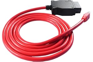 DEZANYC ENET OBD2 Ethernet RJ45 Cable OBD Compatible for Lighting f Series ista F G Series