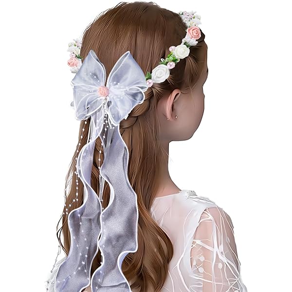 Lot De 3 Bandeaux Fleurs Pour Bébé Fille IYOU - Ruban Simili Cuir, Étoiles, Pour Fêtes Et Mariages