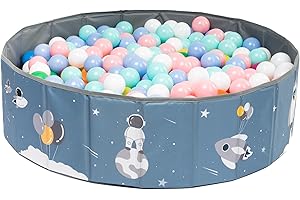 WOWWGOODS! Piscina de Bolas Apolo+70bolas Incluidas - Parque de Bolas Infantil-Piscina Bolas Plegable para niños-Arenero Infantil-100x30cm (WOWWGOODS! Piscina Bolas Apolo Space + 70 Bolas)