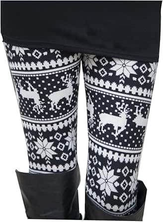 Christmas leggings amazon uk Clearance