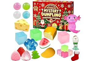 2026 Adventskalender 24 dagars julnedräkningskalender med 24 överraskningar (mjukt långsamt stigande)