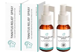 TTXSDYD Tinnitus Relief Spray, Ear Spray, Tinnitus Relief for Ringing Ears, Tinnitus Treatment, Tinnitus Ear Drops, Ear Tinnitus Relief, Tinnitus Relief Spary, Versatile Tinnitus Relief Ear Spray (2 Bottles)