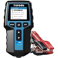 Autobatterietester 12V 24V Lasttester, TOPDON BT200 100-2000CCA Autobatterie-Tester Generatorprüfer für Kraftfahrzeuge Digita