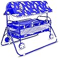 AVANI METROBUZZ Baby Mosquito Net Jhula Swing with Mosquito Net for New Born Baby 1-2 Years Babies-Newborn Baby Cotton Baby Sleep Swing Cradle-Baby Jhula Jhoola Set