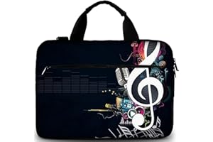 SIDORENKO - Borsa in Neoprene per Notebook Borsa a Tracolla per PC Portatili Laptop Sleeve Case 15-15.6 Pollici/MacBook Air/MacBook PRO con Manici e Tracolla Tasche per Accessori