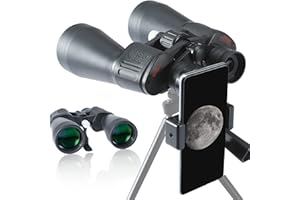 NEYLANG 20x60 High Power Binoculars for Adults with Tripod Adapter, BAK4 Prism FMC Lens Waterproof Binoculars Telescope for Bird Watching Hunting Travel Astronomy Stargazing Theatre with Carrying Case/Strap
