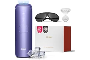 ‎ULIKE Ulike Air 3 IPL Geräte Haarentfernung für Gesicht und Körper zu Hause, Alternative zur Laserhaarentfernung, mit Saphir-Eiskühlsystem für schmerzfreie langanhaltende Ergebnisse, Lila