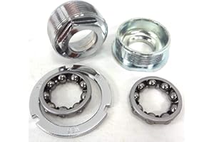 CicloSportMarket Kit Calotte Movimento Centrale Inglese 34,75 mm con gabbiette per Bicicletta Bici Bike