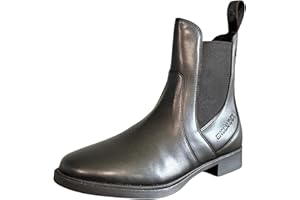 Englander Equestrian Gaia Kids Jodhpur Boots – Vegan Leather Short Riding Boots for Children – Non-Slip Sole