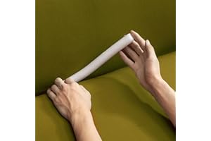 Fanchu Schaumstoffstreifen für elastische Sofabezüge, 9 Stück Sofabezug Drucknaht Schaumstoffstreifen, rutschfeste Schaumstoff-Sticks für Sofabezug