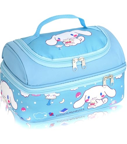 Cinnamoroll Bento-Lunchbox Von Sanrio – 425 Ml, Mikrowellengeeignet, Mit 2-Punkt-Verschluss, Süßes Design