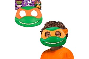 GIOCHI PREZIOSI – Maschera Tartarughe Ninja Caos Mutante, Maschera Carnevale Con Elastico Regolabile, Costume da Ninja, Per Bambini A Partire Dai 4 Anni