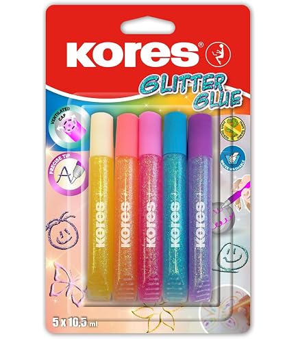 Tesa - Bolígrafo de pegamento Glue Pen Duo para manualidades, con abertura grande y pequeña, 2 bolígrafos de 35 g cada uno