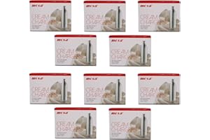 Mosa 100 Sahnekapseln für Sahnebereiter, Einweg- Sahnepatronen, Druckkapseln für Sahnespender