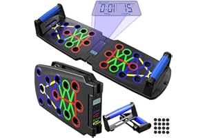 Ogetok Push Up Board 26 in 1 Press Up Bars for Men, Push-up Grips Foldable Pressup Handles Pushup Bar Stand, Home Chest Muscle Workout Fitness Exercise Strength Training Equipment Gym Gifts for Men