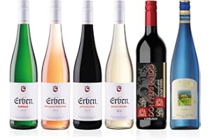 ‎LANGGUTH ERBEN Weinpaket "Liebliche Versuchung" 6 x 0.75l), Weinprobierpaket, Weintasting, Liebliche Weine aus Deutschland und Spanien