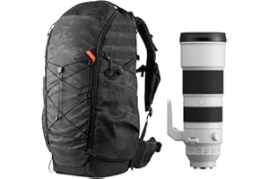 PGYTECH OnePro Super Telephoto Lens Backpack for DSLR and Sony, Nikon, 600/800mm Lens, Professional Photography ST Backpack Canon DSLR with up to 1200 mm, Camera Bag Travel Camera Carrying Case
