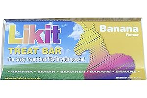 Likit Treat Bar 90g | Great Horse Treat for Training or Reward | 90g (Banana)