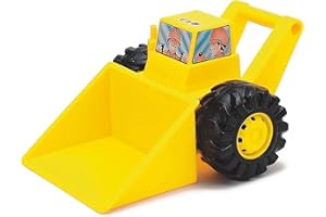 Dantoy Large Toy Bulldozer with Chunky Wheels, Made in Denmark
