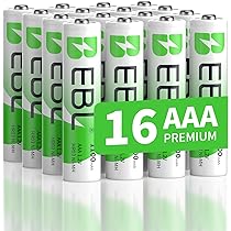 EBL Cargador De Batería Universal Con Batería D De 10000 MAh  8 Piezas  2800 MAh Batería AA  4 Piezas Combo