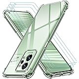 iVoler Cover per Realme GT 2 PRO/Realme GT2 PRO, Antiurto Custodia con Paraurti in TPU Morbido e 3 Pezzi Pellicola Vetro Temp