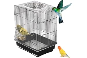 BDEPSTR Recogeplumas, Funda para Jaula de Pájaros, Malla para Jaula de Pájaros, Malla para Jaula de Loros, Malla de Nylon Elástico, Adecuada para Jaulas de Pájaros con una Circunferencia de 140-220cm