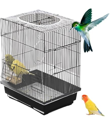 WizeFolk Vogelkäfigabdeckung Sternenmuster - Universell Für 100-200 Cm Käfigumfang
