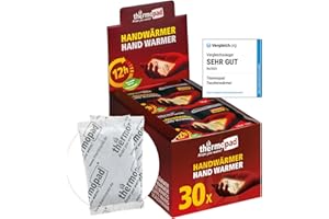 ‎THERMOPAD THERMOPAD Handwärmer – DAS ORIGINAL: 5, 10 oder 30 Paar Wärmepads für 12 Stunden Wärme I Sofort einsatzbereite Taschenwärmer I Extra warmes Heatpad – ideal für Outdoor-Aktivitäten & Handschuhe