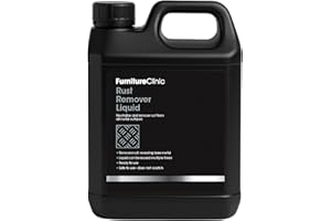 Furniture Clinic Rimozione ruggine per metallo – Liquido Dip Deruster – 1 litro – Trattamento efficace di rimozione, sicuro per tutti i metalli – facile da usare, soluzione resistente