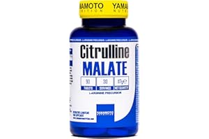 IAF Network S.p.A. (Italy) YAMAMOTO NUTRITION Citrulline MALATE 90 Compresse, Integratore Alimentare a base di L-Citrullina e Acido Malico, Fornisce Supporto Energetico