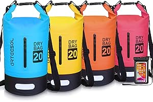 Blackace arteesol Bolsa Estanca, Dry Bag - 5L 10L 20L 30L Bolso Seco Impermeable/Seca Bolsa para Kayak Paseo en Barco Canoa Pesca Rafting Camping Playa Natación Snowboard
