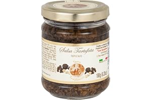 TERRA SANPIETRESE TerraSanpietrese - Italian Black Truffle Sauce with Champignon Mushrooms & Black Olives - 180g