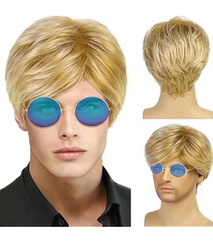 WIG ME UP - Parrucca Da Uomo Corta Giovanile Disinvolto All Moda - Foto 2