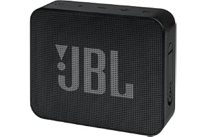 JBL Go Essential with Rich Base, Wireless Ultra Portable Bluetooth Speaker, Vibrant Colors, Waterproof, Type C (Without Mic, Black)