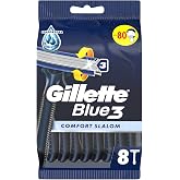 Gillette Blue3 Slalom Kullan At Erkek Tıraş Bı&ccedil;ağı 8 Adet