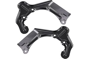 ‎ATEC GERMANY BESTPRICE 2x Ankerblech vorne links & rechts Spritzbelch Deckblech für Bremsscheibe Kompatibel mit SEAT AROSA (6H1), VW LUPO I (6X1, 6E1), POLO (6N2), POLO III (6N1)