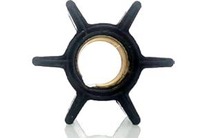 KUNOANZ 47-68988 47-89980 Water Pump Impeller For Mercury Mariner 3.5/3.6/4/4.5/7.5/9.8 HP 2-Stroke Carb Outboard For Sierra 18-3054 3.5HP 3.6HP 4HP 4.5HP 7.5HP 9.8HP 1/2-Cylinder For Mallory 9-45304 2 CYL.