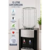 Cam Damacana 15 Litre Sıfır &Uuml;r&uuml;nd&uuml;r Su Sebili Uyumlu Pompa Ve Cihaz Uyumlu Kapak Hediyeli
