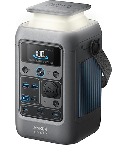 バッテリー/充電器 Anker -  Anker 535 Portable Power Station Amazon.com : Anker 535 Solar Generator, Powerhouse 512Wh