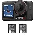 DJI Osmo Action 5 Pro Power Combo, Action Camera 4K With 1/1.3" sensor, 12h Extended Battery Life With 3 Batteries, Stabilization, Dual OLED Touchscreens, Mini Action Camera for Travel, Vlog