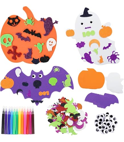 DTXYBC Kit de Bricolage d'Halloween pour Enfants, 12 Pièces Decoration